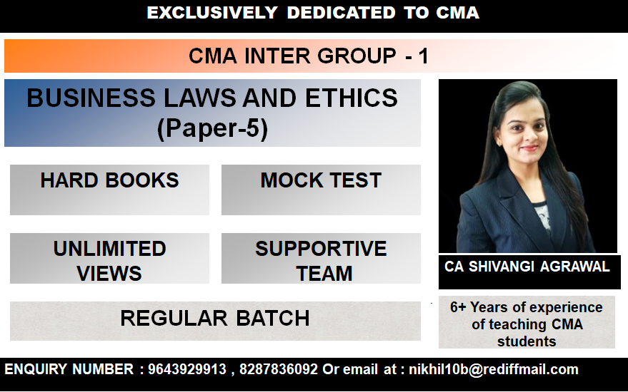 BUSINESS LAWS AND ETHICS 